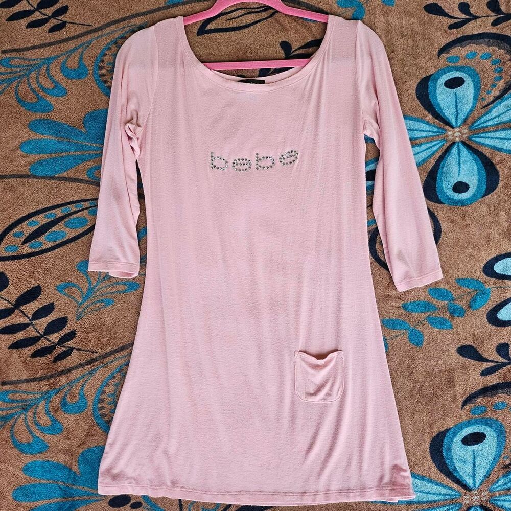 Bebe Pastel Pink Mini Night Dress